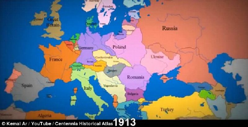  อยากรู้ไหม? เส้นพรมแดนของทวีปยุโรปเปลี่ยนแปลงไปอย่างไรบ้าง ในรอบ 1 พันปี  